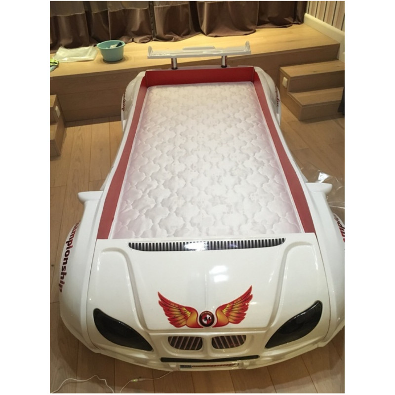 Детская кровать машина Forsage 190 x 90 см, белая