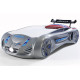 Детская кровать машина Tesla Star 190 x 90 см, серая