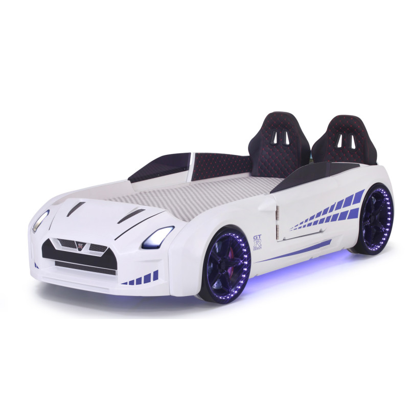 Детская кровать машина Porsche 190 x 90 см, белая