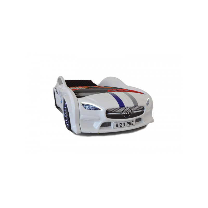Дитяче ліжко-машина Mercedes GT+ 160 x 80 см, біле