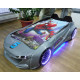 Детская кровать машина Jaguar 190 x 90 см, серая