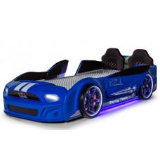 Дитяче ліжко-машина Mustang 190 x 90 см, синє