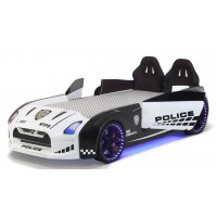 Дитяче ліжко-машина Police Porsche 190 x 90 см, біле