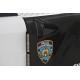 Детская кровать машина Police Porsche 190 x 90 см, белая
