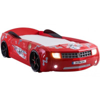 Детская кровать машина Chevrolet Camaro 190 x 90 см, червоне