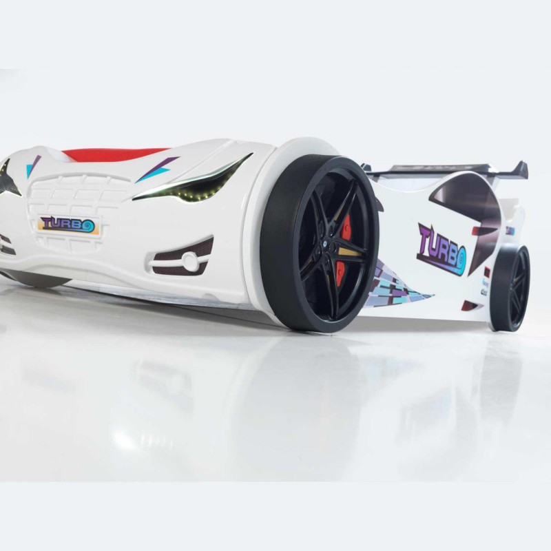 Детская кровать машина Supercar 190 x 90 см, белая