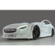 Детская кровать машина Mercedes GT 160 x 80 см, белая