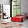 Дитяче ліжко-машина Supercar 190 x 90 см, червоне