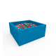Квадратный сухой бассейн с шариками Kidigo Lucky Blue
