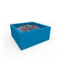Квадратний сухий басейн з кульками Kidigo Lucky Blue