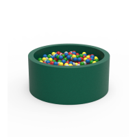 Круглый сухой бассейн с шариками Kidigo Lucky Green