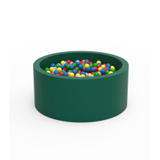 Круглий сухий басейн з кульками Kidigo Lucky Green