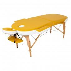 Массажный стол RelaxLine Sahara желто-белый