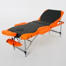 Массажный стол RelaxLine King оранжево-черный