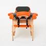 Массажный стол RelaxLine Titan оранжево-черный