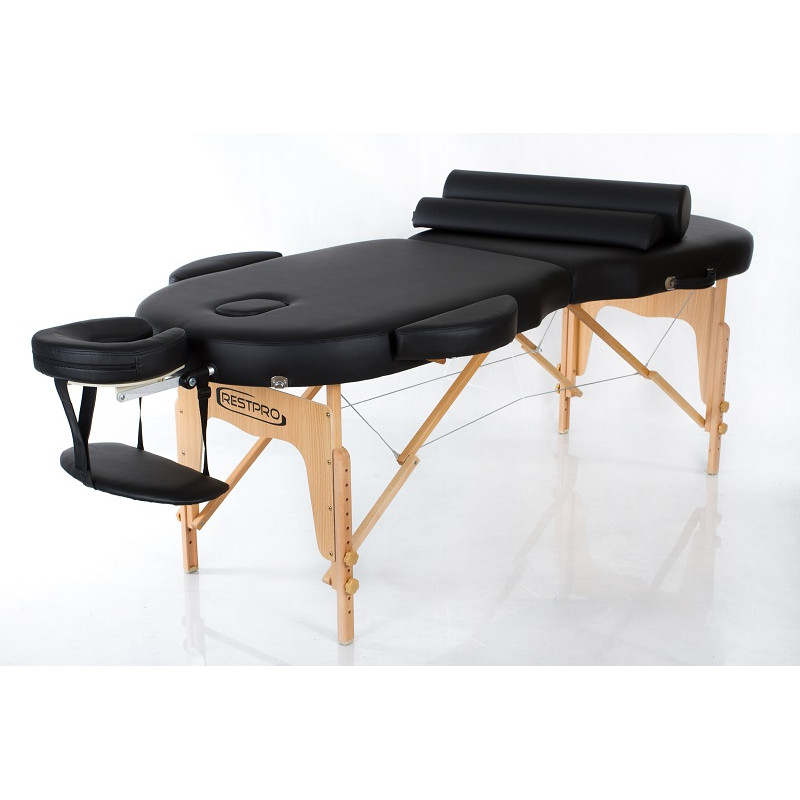 Массажный стол Restpro Vip Oval 2 чёрный
