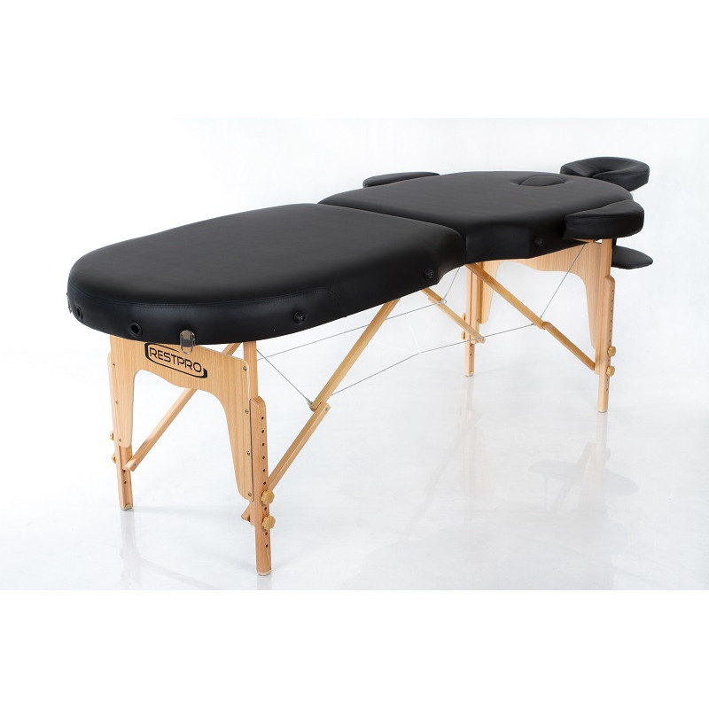 Массажный стол Restpro Vip Oval 2 чёрный