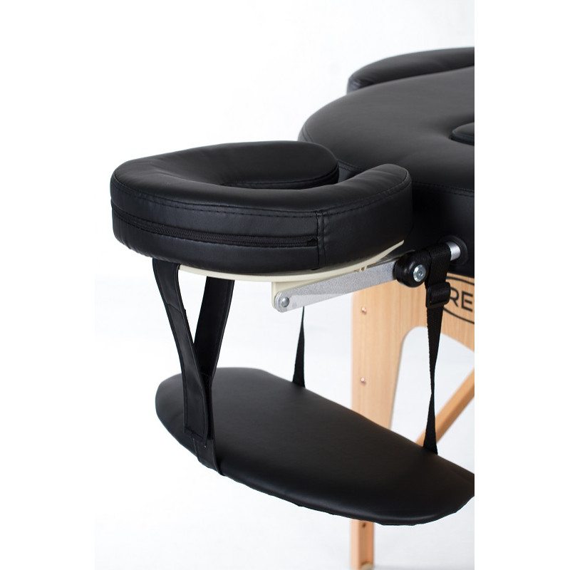 Массажный стол Restpro Vip Oval 2 чёрный