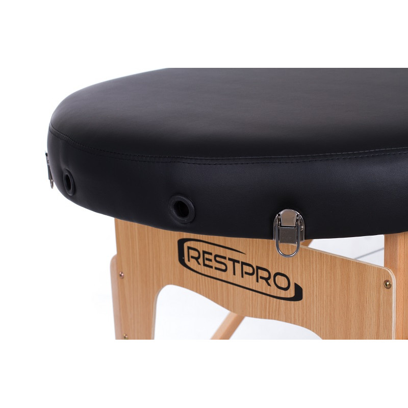 Массажный стол Restpro Vip Oval 2 чёрный