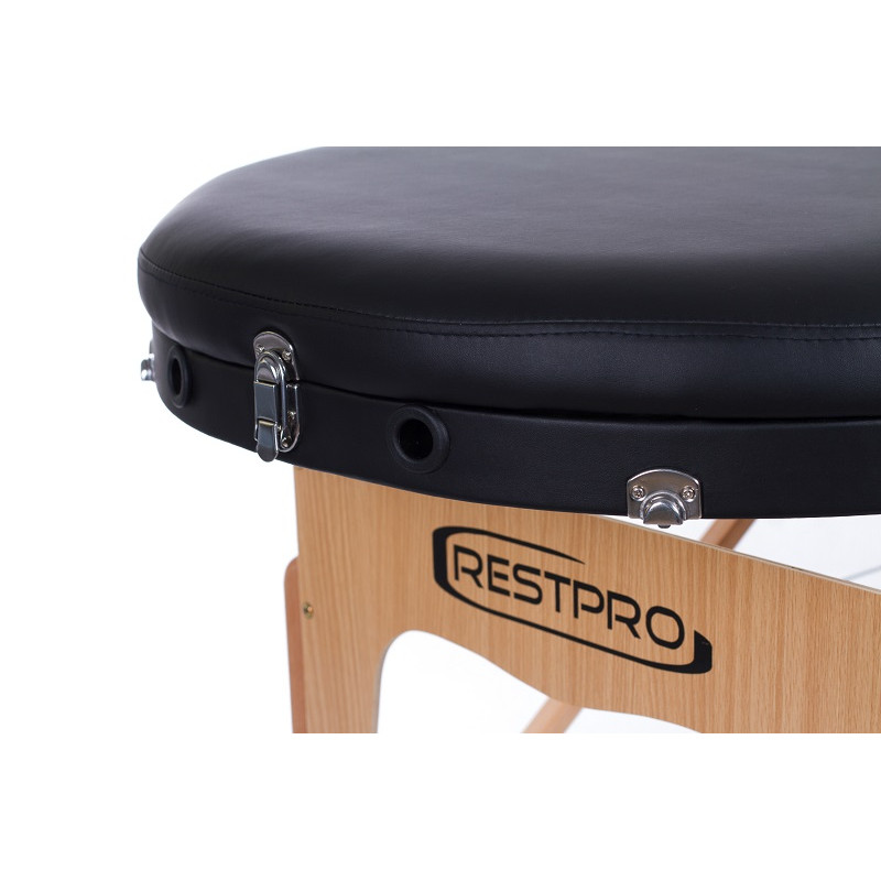 Массажный стол Restpro Vip Oval 3 чёрный