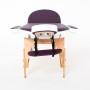 Массажный стол RelaxLine Mirage фиолетово-белый
