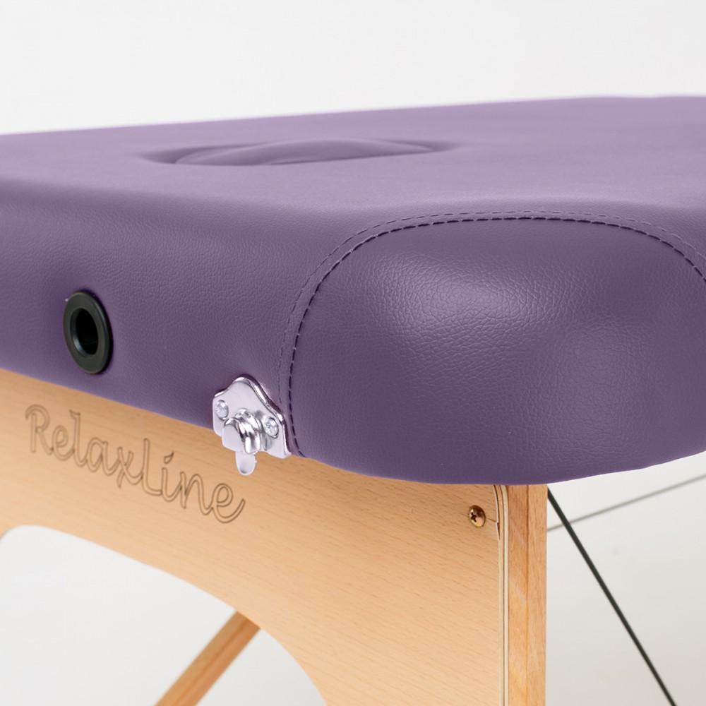 Масажний стіл RelaxLine Bali фіолетовий