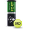 М'ячі для тенісу Dunlop Fort TS, 3 шт, металева банка
