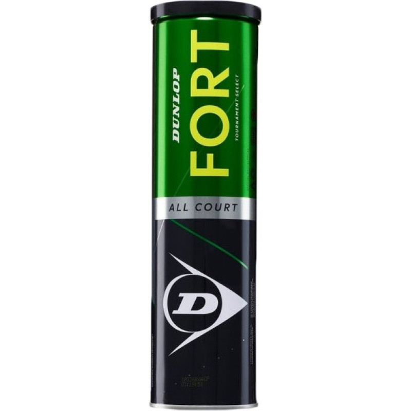 Мячи для тенниса Dunlop Fort TS, 4 шт, металлическая банка