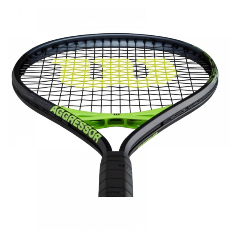Ракетка для большего тенниса Wilson AGGRESSOR black/green Gr3