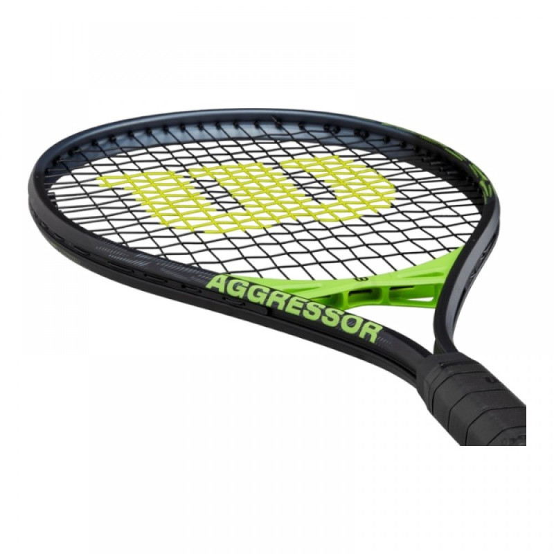 Ракетка для большего тенниса Wilson AGGRESSOR black/green Gr3