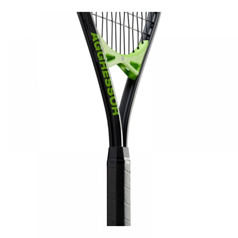 Ракетка для большего тенниса Wilson AGGRESSOR black/green Gr3