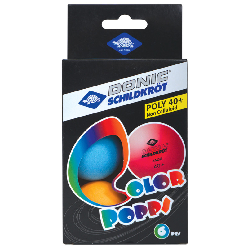 Мячи для пинг-понга Donic Color popps 6шт