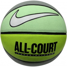 М'яч баскетбольний Nike EVERYDAY ALL COURT 8P DEFLATED VAPOR GREEN/LIGHT PUMICE/VOLT/BLACK/BK, розмір 7