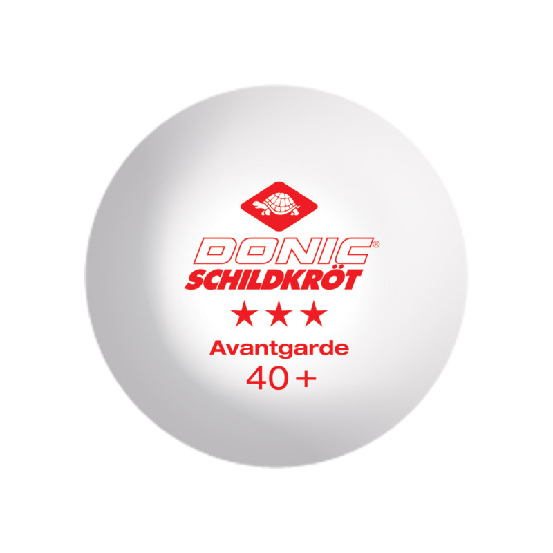 Мячи для настольного тенниса Donic EXCLUSIVE (Advantgarde) 3* 40+ 6 шт white+orange