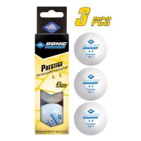 М'ячі Donic Prestige 2* 40+ 3 шт white