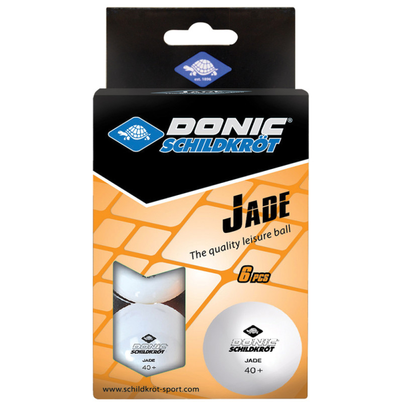 Мячи для настольного тенниса Donic Jade ball 40+ 6 шт white