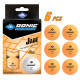 М'ячі для настільного тенісу Donic Jade ball 40+ 6 шт orange