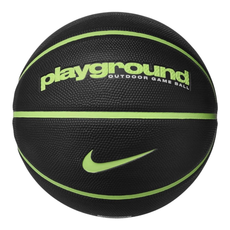 Мяч баскетбольный NIKE EVERYDAY PLAYGROUND 8P GRAPHIC DEFLATED BLACK/LIME BLAST/LIME BLAST, размер 5