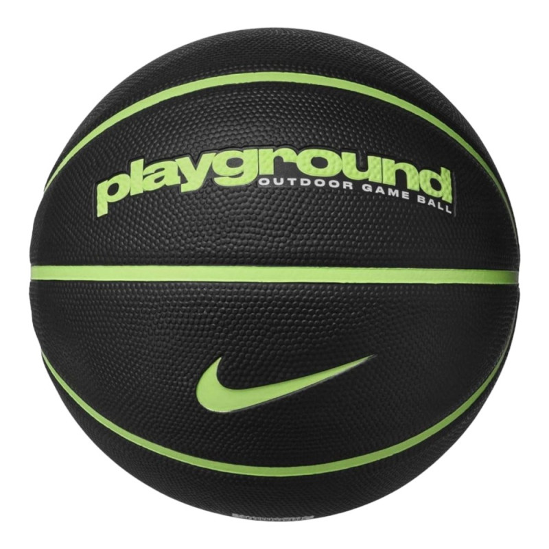 Мяч баскетбольный NIKE EVERYDAY PLAYGROUND 8P GRAPHIC DEFLATED BLACK/LIME BLAST/LIME BLAST, размер 6