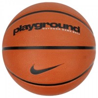 Баскетбольный мяч Nike EVERYDAY PLAYGROUND 8P DEFLATED AMBER/BLACK/BLACK, размер 5