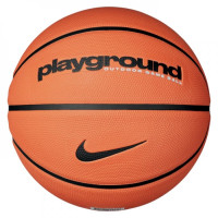 Мяч баскетбольный Nike EVERYDAY PLAYGROUND 8P DEFLATED AMBER/BLACK/BLACK, размер 6