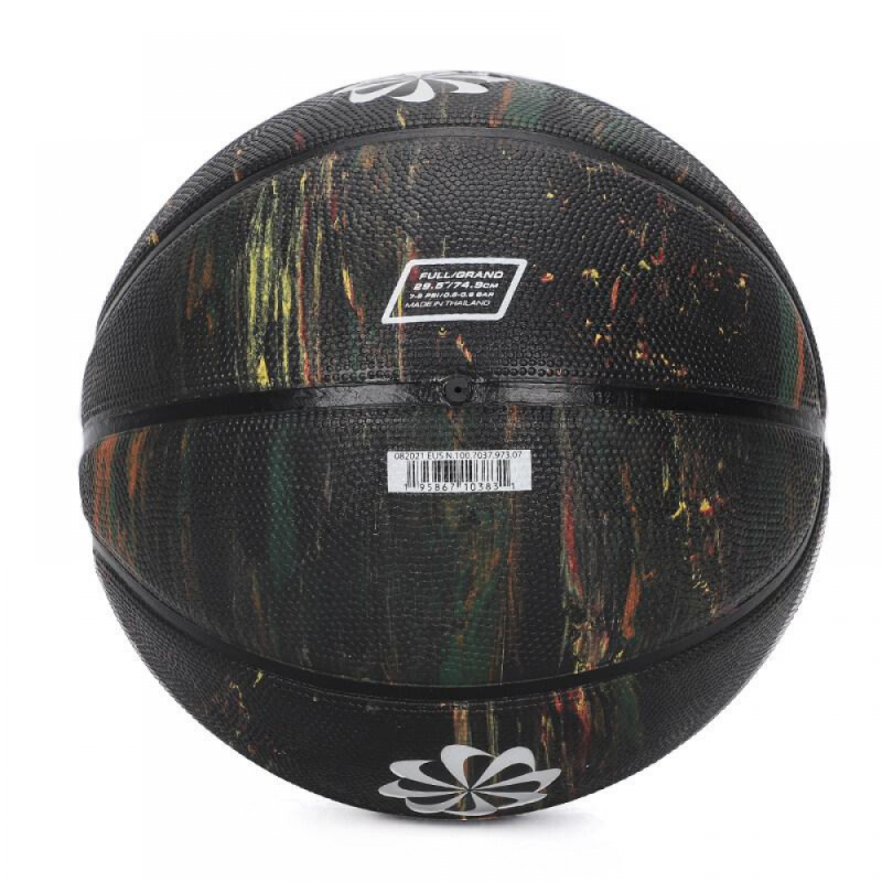 Мяч баскетбольный Nike EVERYDAY PLAYGROUND 8P NEXT NATURE DEFLATED MULTI/BLACK/BLACK/WHITE, размер 7