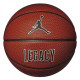 Мяч баскетбольный NIKE JORDAN LEGACY 2.0 8P DEFLATED AMBER/BLACK/METALLIC SILVER/BLACK, размер 7