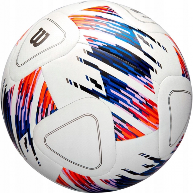 М'яч футбольний Wilson NCAA VIVIDO REPLICA SB Wh/Orange/Purp size 5