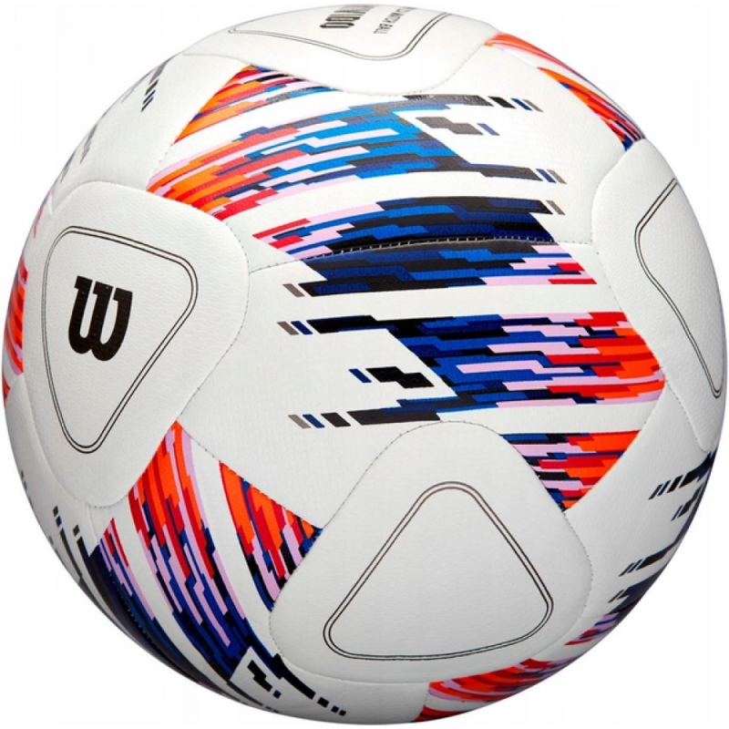 М'яч футбольний Wilson NCAA VIVIDO REPLICA SB Wh/Orange/Purp size 5
