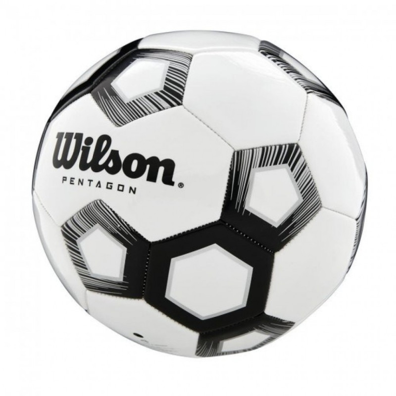 М'яч футбольний Wilson Pentagon white/black size 5