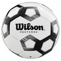 М'яч футбольний Wilson Pentagon white/black size 5