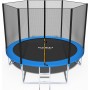 Батут FunFit 252 см з сіткою і драбинкою