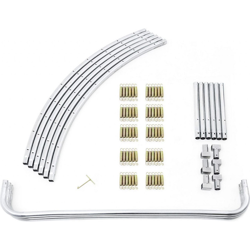 Батут Zipro Jump Pro Premium 312 см с внутренней сеткой и лестницей