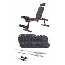 Набір Elitum Titan 94 кг з лавою Hop-Sport 2040 HB